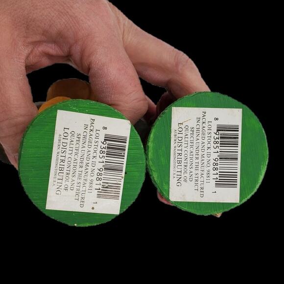 Two LOI Distributing 5 1/2" Paper Mache Grandpa Golf Figurines Decor Brown Bears - Picture 8 of 8